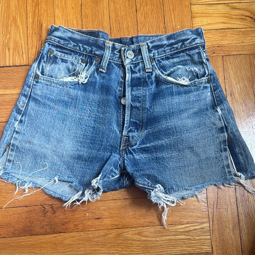 Vintage Levi’s Denim Distressed Women Shorts